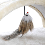 i.Pet Cat Tree 45cm Trees Scratching Post Scratcher Tower Condo House Furniture Wood Beige - Pet And Farm