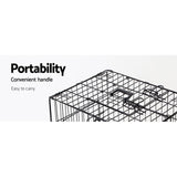 i.Pet 48inch Pet Cage - Black - Pet And Farm