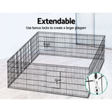 i.Pet 30" 8 Panel Pet Dog Playpen Puppy Exercise Cage Enclosure Play Pen Fence - Pet And Farm
