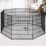 i.Pet 30" 8 Panel Pet Dog Playpen Puppy Exercise Cage Enclosure Play Pen Fence - Pet And Farm