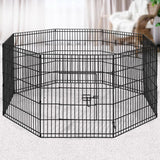 i.Pet 2X30" 8 Panel Pet Dog Playpen Puppy Exercise Cage Enclosure Fence Play Pen - Pet And Farm