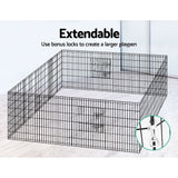i.Pet 2X36" 8 Panel Pet Dog Playpen Puppy Exercise Cage Enclosure Fence Play Pen - Pet And Farm