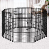 i.Pet 2X36" 8 Panel Pet Dog Playpen Puppy Exercise Cage Enclosure Fence Play Pen - Pet And Farm