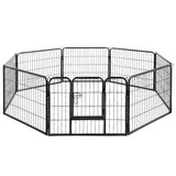 i.Pet 8 Panel Pet Dog Playpen Puppy Exercise Cage Enclosure Fence Play Pen 80x60cm - Pet And Farm