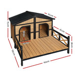 i.Pet Extra Extra Large Wooden Pet Kennel - Pet And Farm