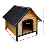 i.Pet Dog Kennel Kennels Outdoor Wooden Pet House Puppy Extra Large XL Outside - Pet And Farm