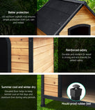 i.Pet Dog Kennel Kennels Outdoor Wooden Pet House Puppy Extra Large XL Outside - Pet And Farm