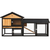 i.Pet Chicken Coop Rabbit Hutch Wooden Cage Pet Hutch 165cm x 52cm x 86cm - Pet And Farm