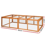 i.Pet Rabbit Hutch Chicken Coop - Pet And Farm