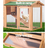 i.Pet 138cm Wide Wooden Pet Coop - Pet And Farm