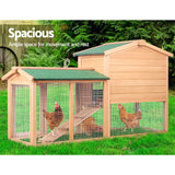 i.Pet 138cm Wide Wooden Pet Coop - Pet And Farm