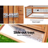 i.Pet 155cm Tall Wooden Pet Coop - Pet And Farm