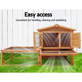 i.Pet 155cm Tall Wooden Pet Coop - Pet And Farm