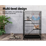 i.Pet Rabbit Cage Indoor Hutch Guinea Pig Bunny Ferret Hamster Pet Cage Outdoor - Pet And Farm