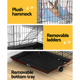 i.Pet Rabbit Cage Indoor Hutch Guinea Pig Bunny Ferret Hamster Pet Cage Outdoor - Pet And Farm