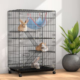 i.Pet Rabbit Cage Indoor Hutch Guinea Pig Bunny Ferret Hamster Pet Cage Outdoor - Pet And Farm