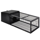 i.Pet Rabbit Cage Hutch Cages Indoor Outdoor Hamster Enclosure Pet Metal Carrier 122CM Length - Pet And Farm