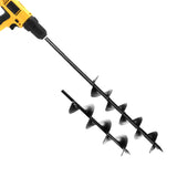 Giantz Power Garden Spiral Auger Hole Digger Earth Drill Bit Φ75x300 & 600mm - Pet And Farm