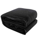 Instahut 4x6m Shade Sail Sun Shadecloth 280gsm Black - Pet And Farm