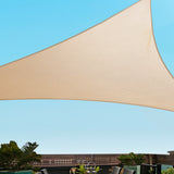 Instahut Sun Shade Sail Canopy Triangle 280gsm 5x5x5m - Pet And Farm