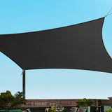 Instahut 280gsm 5x7m Sun Shade Sail Canopy Rectangle - Pet And Farm