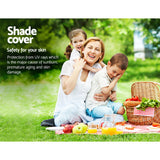 Instahut Shade Sail Cloth Shadecloth Rectangle Heavy Duty Sand Sun Canopy 3x4m - Pet And Farm
