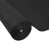 Instahut 1.83 x 10m Shade Sail Cloth - Black - Pet And Farm