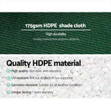 Instahut 70% Sun Shade Cloth Shadecloth Sail Roll Mesh Outdoor 175gsm 1.83x20m Green - Pet And Farm