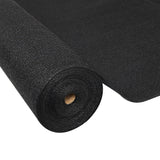 Instahut 50% Sun Shade Cloth Shadecloth Sail Roll Mesh 1.83x30m 100gsm Black - Pet And Farm
