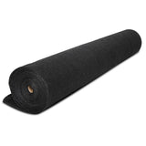 Instahut 50% UV Sun Shade Cloth Shadecloth Sail Roll Mesh Garden Outdoor 1.83x50m Black - Pet And Farm