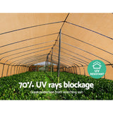 Instahut 3.66 x 10m Shade Sail Cloth - Beige - Pet And Farm