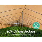 Instahut 3.66 x 20m Shade Sail Cloth - Beige - Pet And Farm