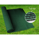 Instahut 50% Sun Shade Cloth Shadecloth Sail Roll Mesh 3.66x20m 100gsm Green - Pet And Farm
