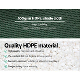 Instahut 3.66x20m 50% UV Shade Cloth Shadecloth Sail Garden Mesh Roll Outdoor Green - Pet And Farm