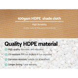 Instahut 3.66 x 30m Shade Sail Cloth - Beige - Pet And Farm