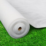 Instahut 3.66x30m 50% UV Shade Cloth Shadecloth Sail Garden Mesh Roll Outdoor White - Pet And Farm