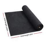 Instahut 3.66x30m 30% UV Shade Cloth Shadecloth Sail Garden Mesh Roll Outdoor Black - Pet And Farm