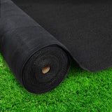 Instahut 3.66x30m 30% UV Shade Cloth Shadecloth Sail Garden Mesh Roll Outdoor Black - Pet And Farm