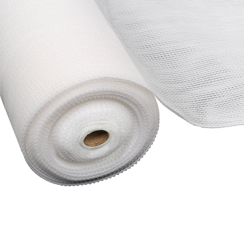 Instahut 3.66x30m 30% UV Shade Cloth Shadecloth Sail Garden Mesh Roll Outdoor White - Pet And Farm 