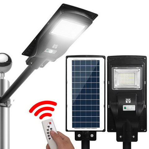 LED Solar Street Flood Light Motion Sensor Remote Outdoor Garden Lamp Lights 90W - Pet And Farm 