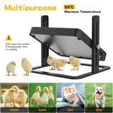 13W Chick Brooder Heating Plate 27x27cm Chicken Coop Heater Duck Poultry Warmer - Pet And Farm 