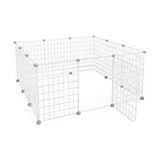 Floofi Small Pet Playpen (White) FI-PP-104-JY - Pet And Farm