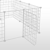 Floofi Small Pet Playpen (White) FI-PP-104-JY - Pet And Farm