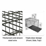 Floofi Dog Cage 36" FI-PC-128-XD - Pet And Farm