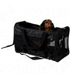 Pet Travel Bag Dog Cat Puppy Portable Foldable Carrier Large Shoulder Black Sac - Pet And Farm