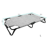 Collapsible Pet Cot L - Travel Dog Puppy Foldable Carry Bed - Pet And Farm