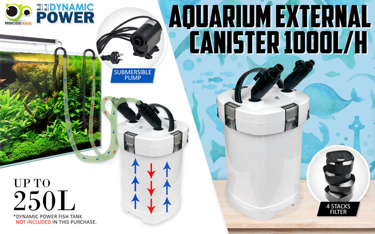 Stunning High Capacity Canister Filter For Large Aquariums With Strong Bio Load image