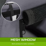 Paw Mate Grey Portable Soft Dog Cage Crate Carrier L - Pet And Farm