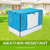 Paw Mate Blue Cage Cover Enclosure for Wire Dog Cage Crate 42in - Pet And Farm