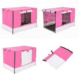 Paw Mate Pink Cage Cover Enclosure for Wire Dog Cage Crate 48in - Pet And Farm